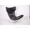 Boconcept black aniline leather The Imola chair reproduction